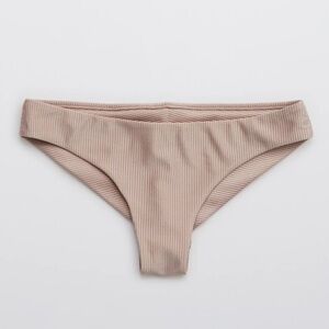 Aerie | Ribbed Shine Cheeky Bikini Bottom